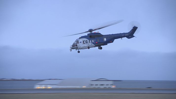 Flugáhöfn TF-GRO fór í síðasta æfingaflug sitt um óákveðinn tíma síðdegis í dag.