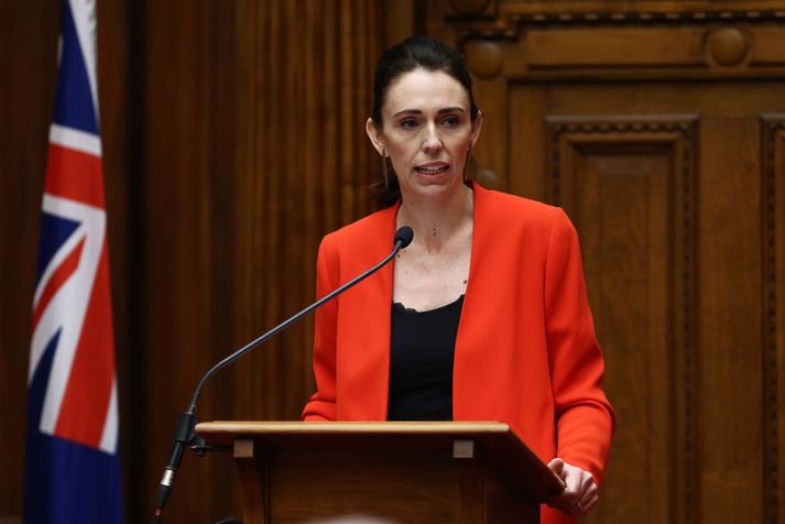 Jacinda Ardern er forsætisráðherra Nýja-Sjálands.