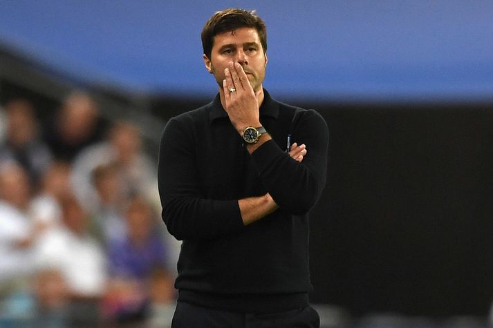 Mauricio Pochettino svekktur á hliðarlínunni í gærkvöldi.