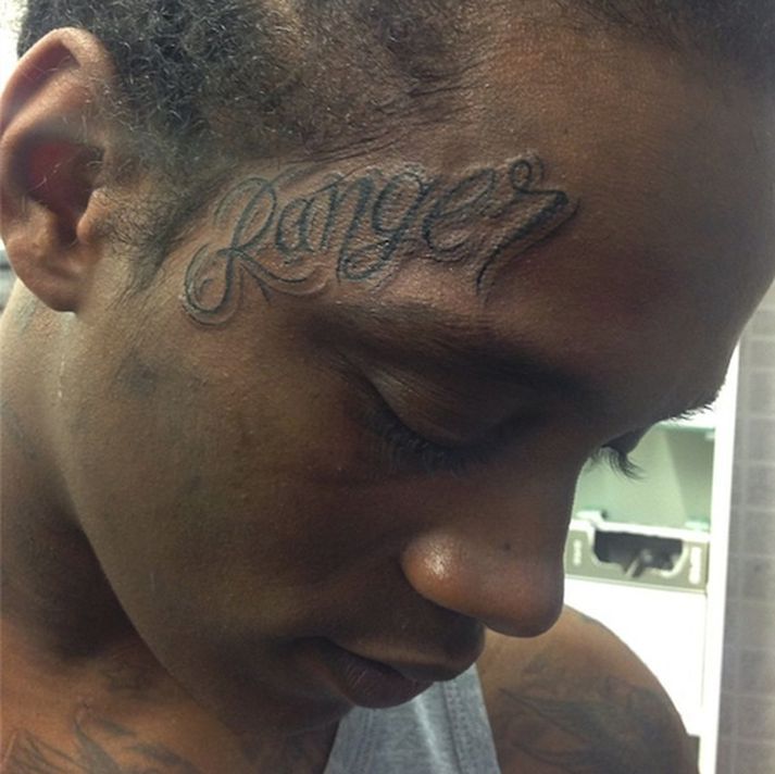 Nile Ranger og húðflúrið góða.