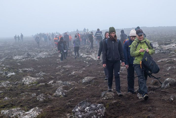 Svartaþoka hefur tekið á móti ferðamönnum sem hafa ætlað sér að sjá gosið síðustu daga.