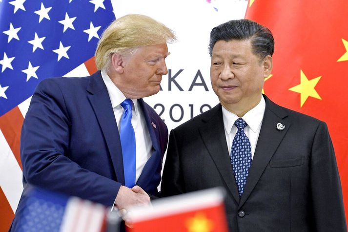 Donald Trump og Xi Jinping, forsetar Bandaríkjanna og Kína.
