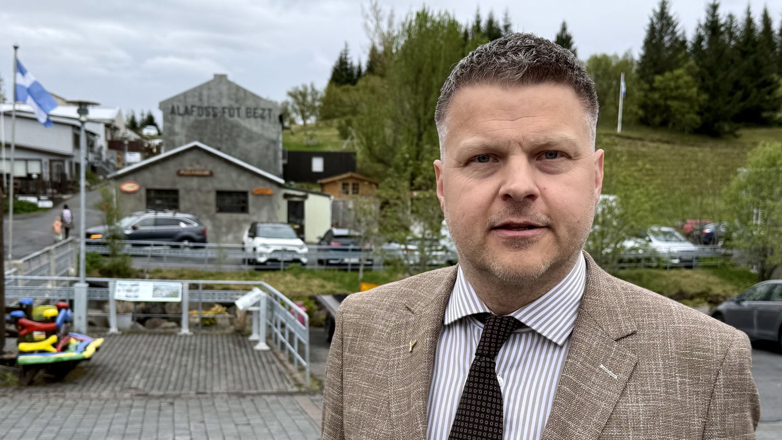 „Búinn að vera í löngu atvinnuviðtali hér í bæ“
