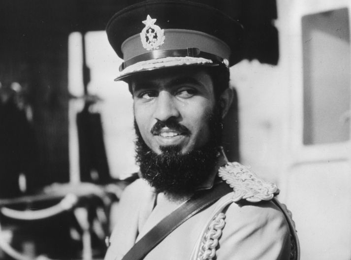 Qaboos bin Said árið 1970, sama ár og hann náði völdum.