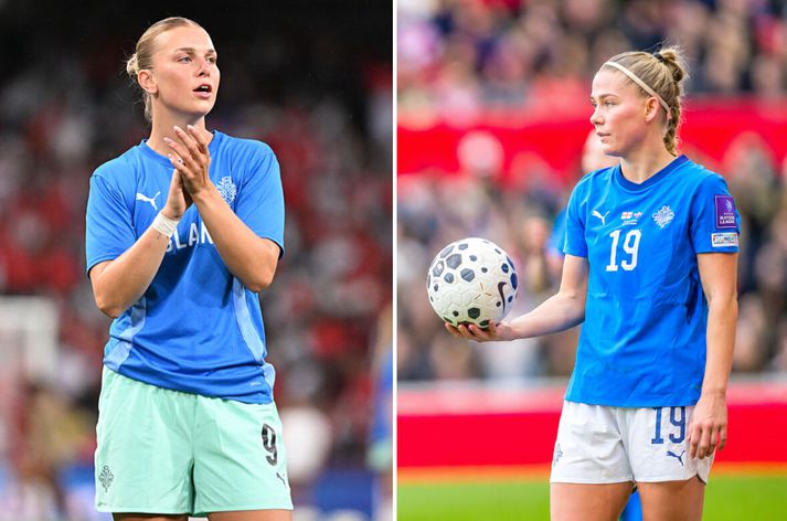 Diljá Ýr Zomers og Sædís Rún Heiðarsdóttir spila með tveimur af bestu liðum norsku úrvalsdeildarinnar.