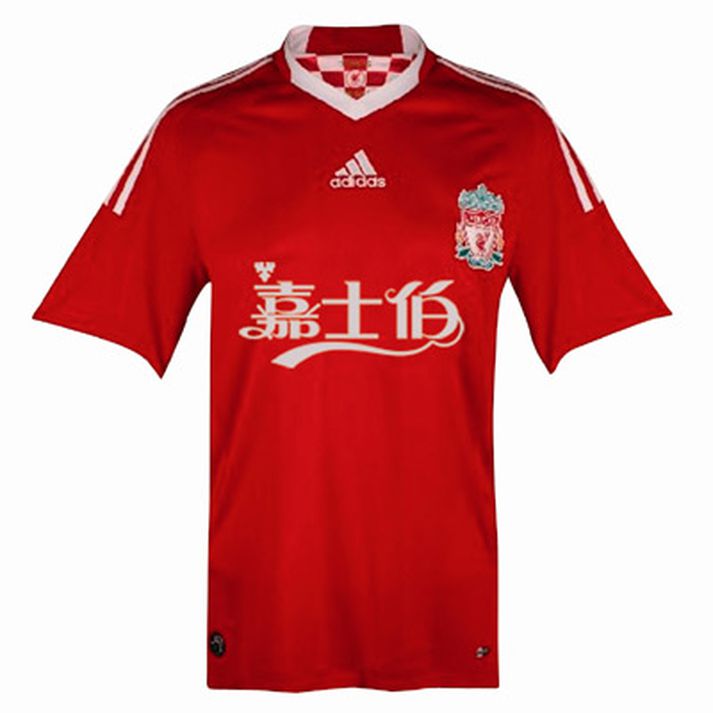 Keppnistreyja Liverpool í dag.