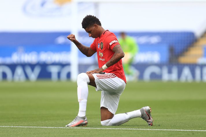 Marcus Rashford hefur farið mikinn innanvallar sem utan undanfarna mánuði.