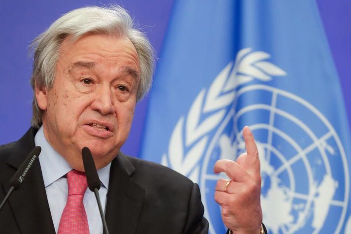 António Guterres er aðalframkvæmdastjóri Sameinuðu þjóðanna.