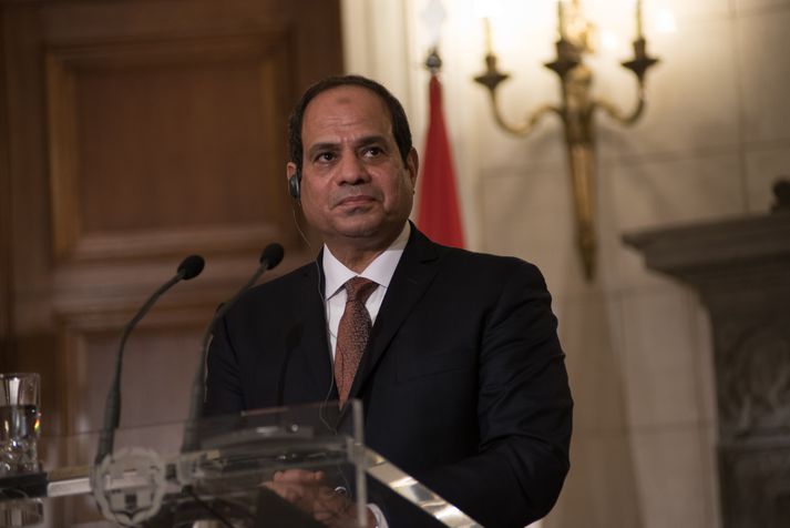 Abdul Fattah al-Sisi, forseti Egyptalands, hefur ítrekað að mikilvægt sé að koma á friði á Sínaískaga.