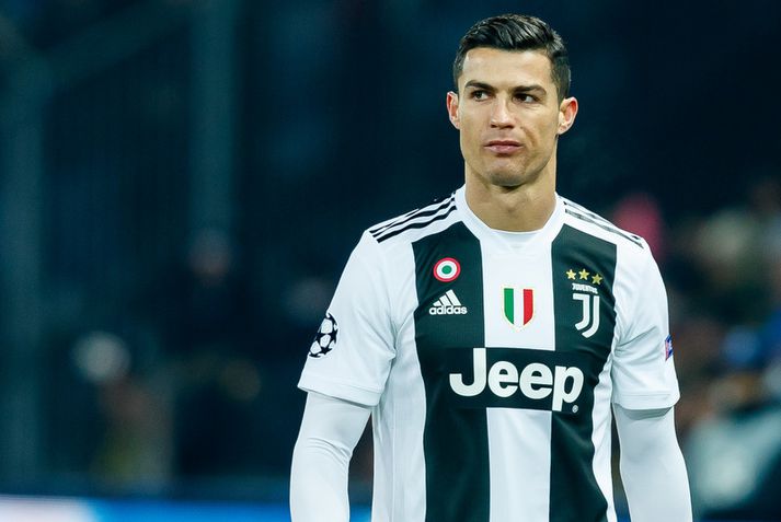 Cristiano Ronaldo skoraði eina mark leiksins