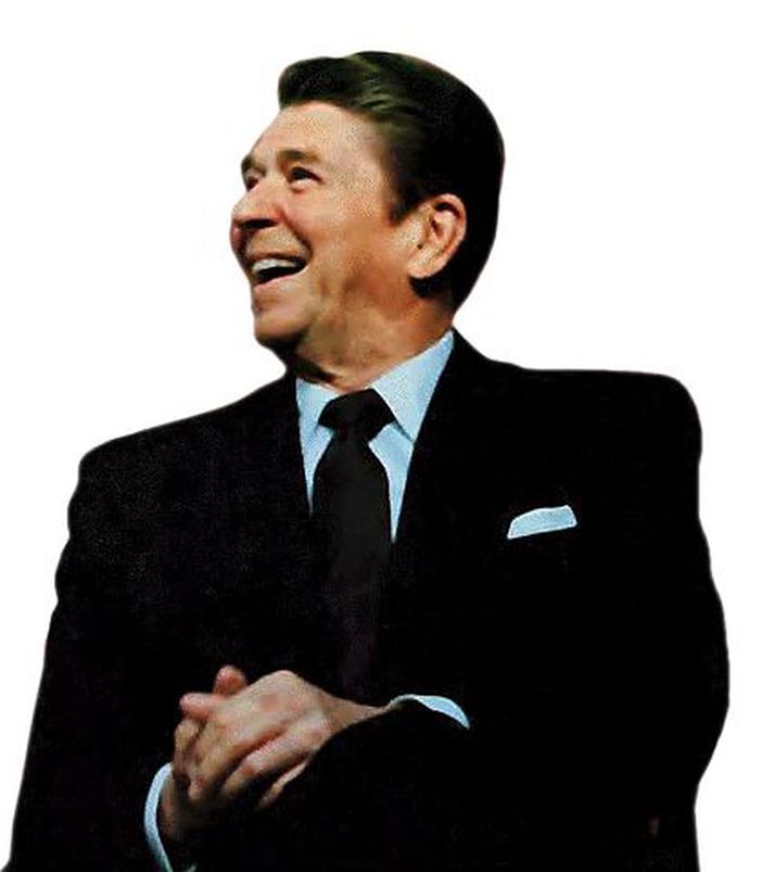 Ronald Reagan var síður en svo allra. Ný kvikmynd um forsetann er í burðarliðnum í Hollywood.