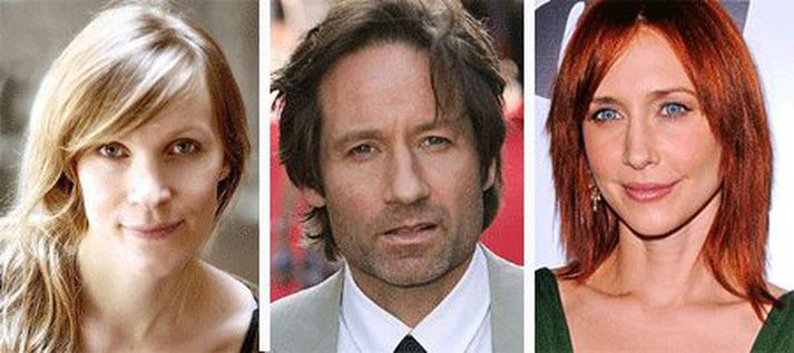 Eva Maria, David Duchovny og Vera Farmiga.