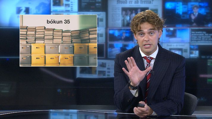 Bókun 35 var tekin fyrir í fyrsta þætti Hvað er að frétta?