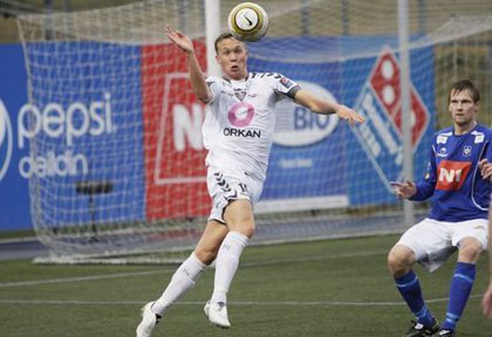 Guðmundur Þórarinsson í leik með ÍBV í fyrra sumar.