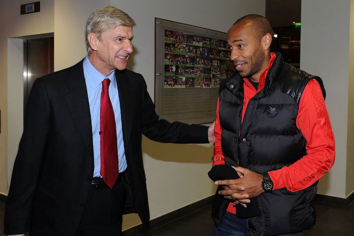 Wenger og Henry á góðri stundu.
