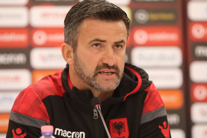 Panucci gerði engar rósir með albanska landsliðið.