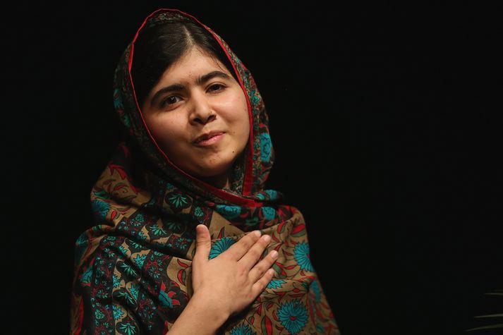 Malala Yousafzai segir að án menntunar verði aldrei friður.