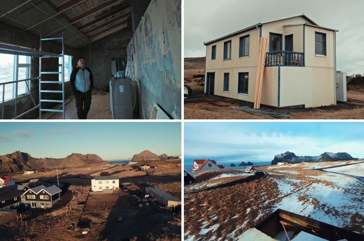 Húsið stendur á einstökum stað í Eyjum. 