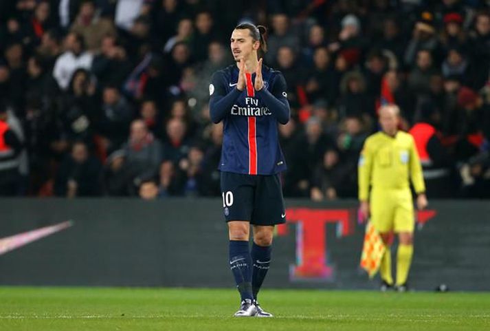 Zlatan er markahæstur í frönsku úrvalsdeildinni með 14 mörk.