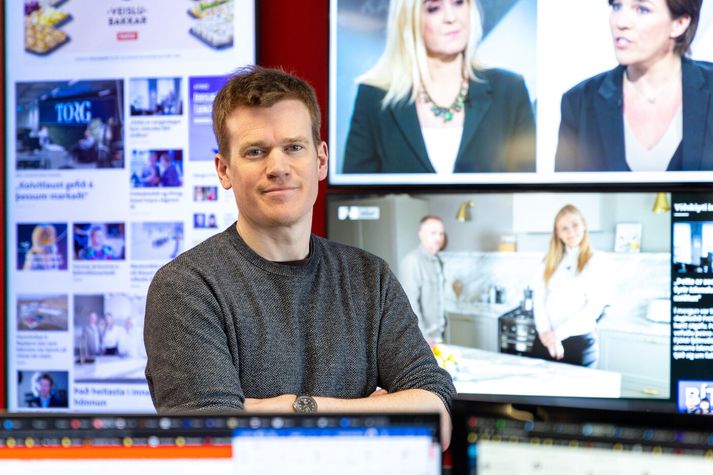 Kolbeinn Tumi Daðason ritstjóri fréttastjóri Sýnar sér um þátt dagsins.