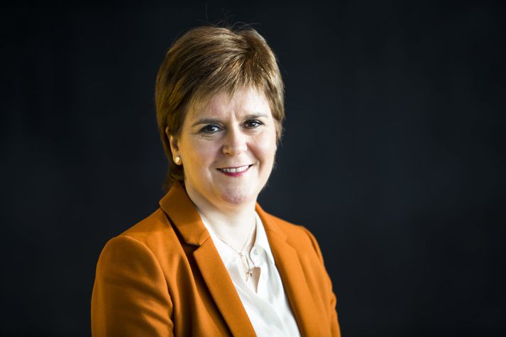 Nicola Sturgeon, fyrsti ráðherra Skota. 