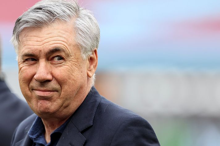 Ancelotti brosti breitt þegar talið barst að Arda Guler, 18 ára gömlum leikmanni Real Madrid sem þreytti frumraun sína fyrir liðið í gærkvöldi. 