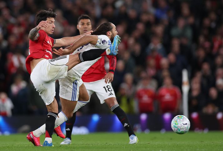 Þó þrjú mörk hafi verið skoruð var stærsta atvik leiksins rauða spjaldið sem Lizandro Martinez fékk. 