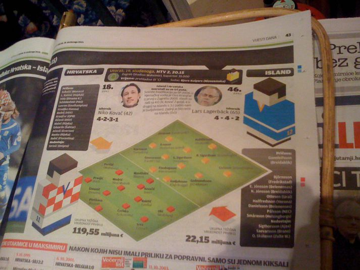 Úr dagblaðinu Jutarnjiust í dag.