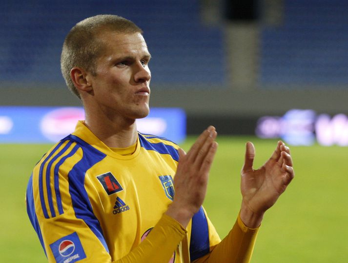 Gunnar Már í búningi Fjölnis sumarið 2009.