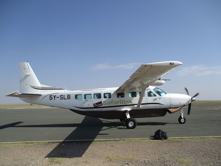Vélin var af gerðinni Cessna 208 líkt og vélin á þessari mynd.