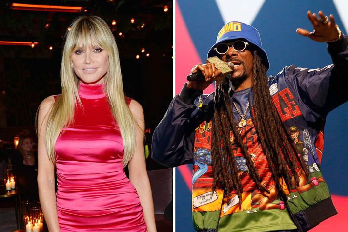 Heidi Klum og Snoop Dogg gefa út lag saman.