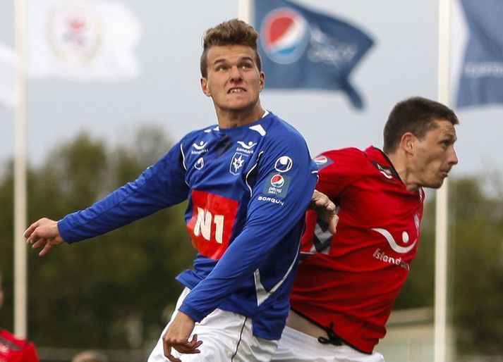 Alexander Scholz í leik með Stjörnunni gegn Val á sínum tíma