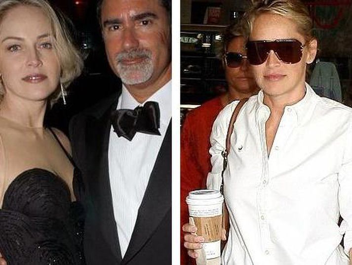 Sharon Stone og Phil Bronstein.