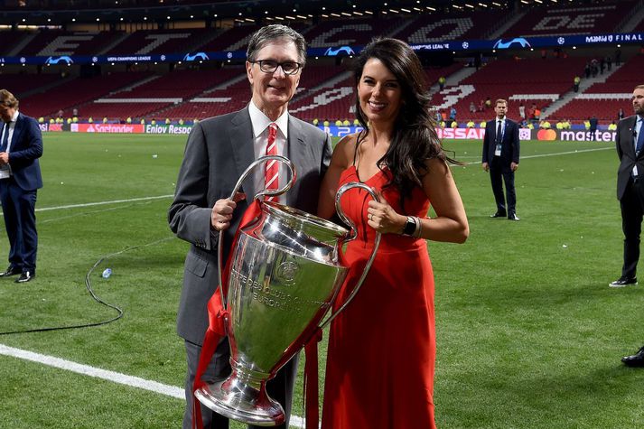  John Henry og eignkona hans Linda Pizzuti Henry eftir Meistaradeildarsigur Liverpool liðsins árið 2019.