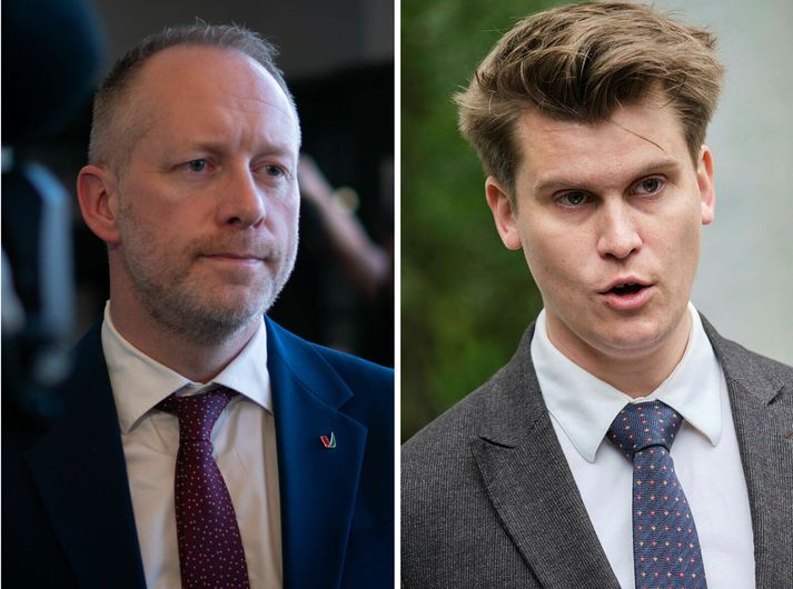 Vinstri græn mælast enn utan þings.