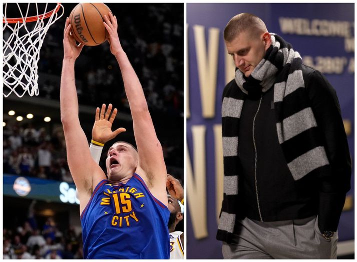 Nikola Jokic og félagar í Denver Nuggets héldu áfram taki sínu á Los Angeles Lakers.