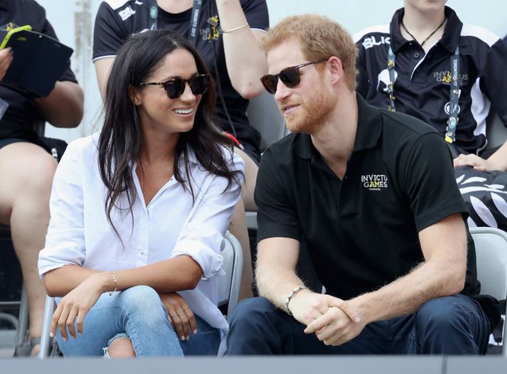 Meghan Markle og Harry Bretaprins á Invictus Games í haust.