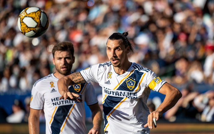 Zlatan Ibrahimovic í leik með Los Angeles Galaxy.