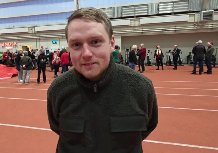 Trausti Rafn Björnsson, íþróttakennari og kennari í heilsueflingartímunum á Selfossi.