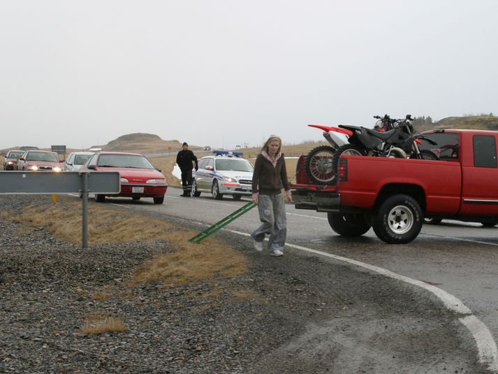 Frá aðgerðunum í dag.
Mynd: Hornafjordur.is