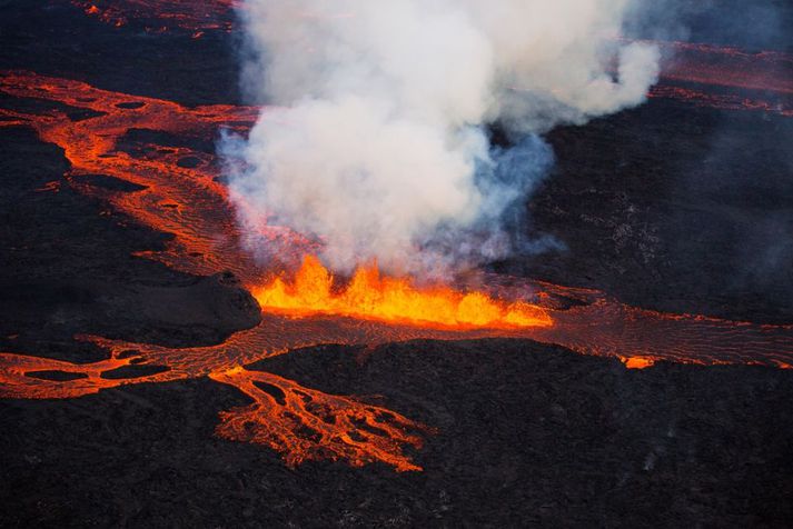 Ekkert lát er á skjálftavirkni í Bárðarbungu.