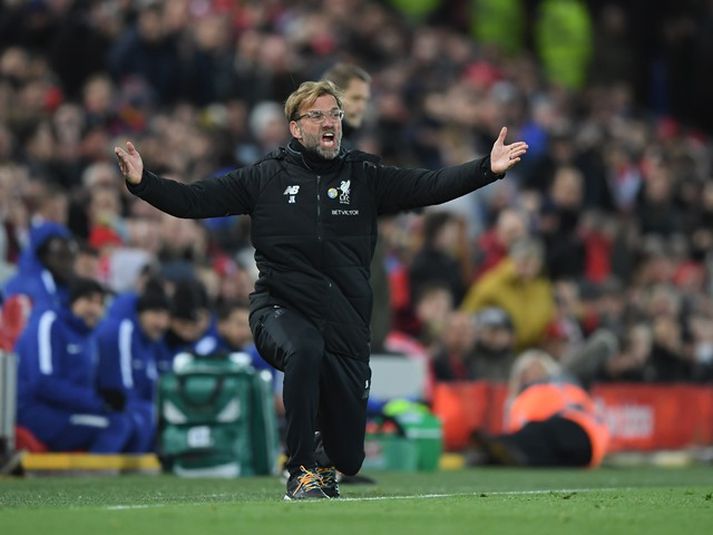 Jürgen Klopp var sáttur með frammistöðu Liverpool en vildi fá þrjú stig.