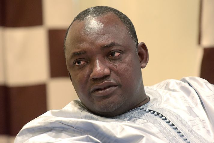 Adama Barrow sór embættiseið í Senegal í dag.