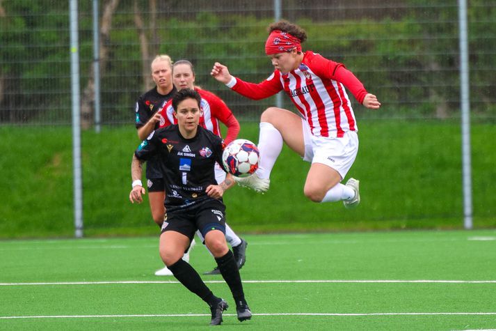 Katie Cousins er ávallt í stóru hlutverki hjá Þrótti.