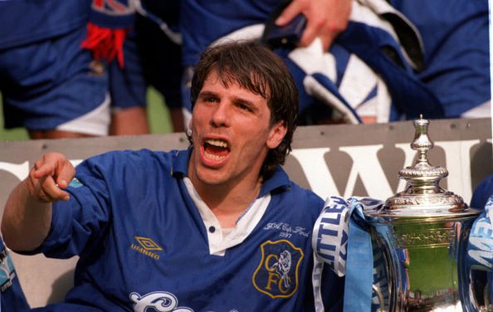 Zola átti margar góðar stundir í búningi Chelsea