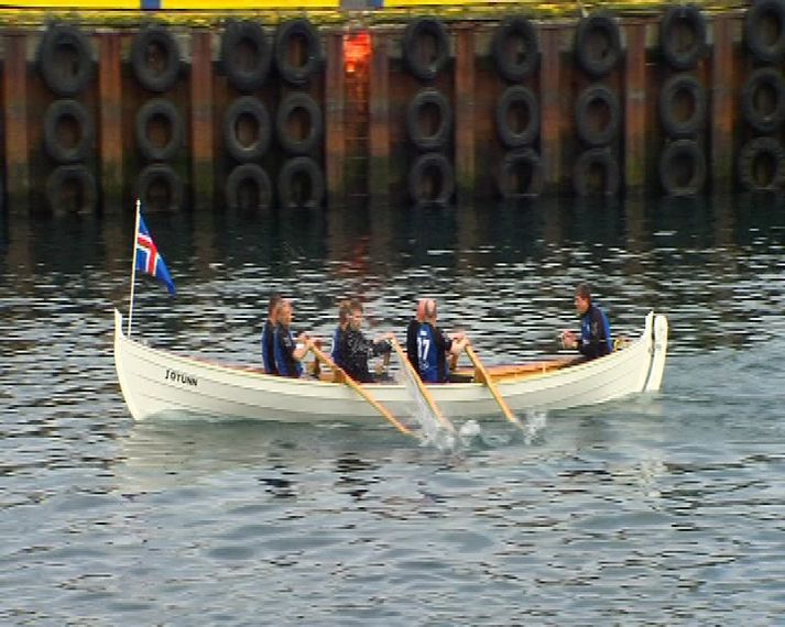 Vestmannaeyjum í dag.