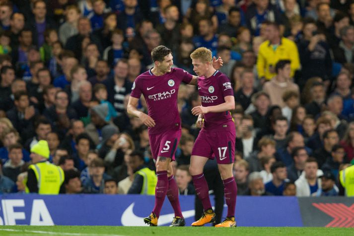 Aguero verður líklegast ekki með City í dag, en hann meiddist í bílslysi í Hollandi í vikunni