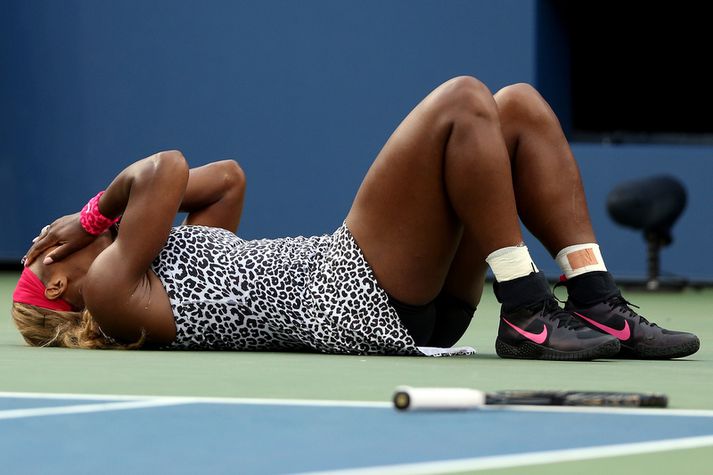 Serena Williams trúir varla að hún sé kominn með átján risatitla.