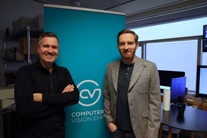 Ársæll Baldursson framkvæmdastjóri Computer Vision og og Ægir Finnsson tæknistjóri.