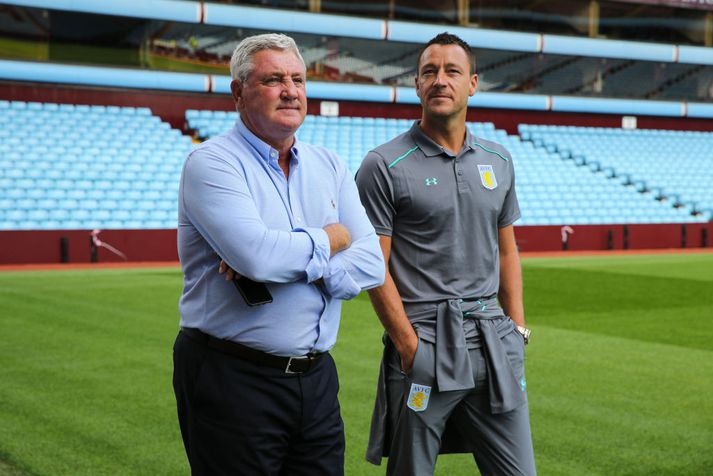 Steve Bruce og John Terry.